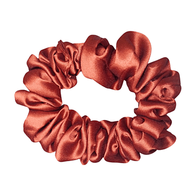 Reddish brown scrunchie