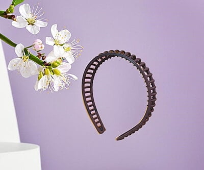 Matt Headband - Deep purple Matt Headband - Deep purple