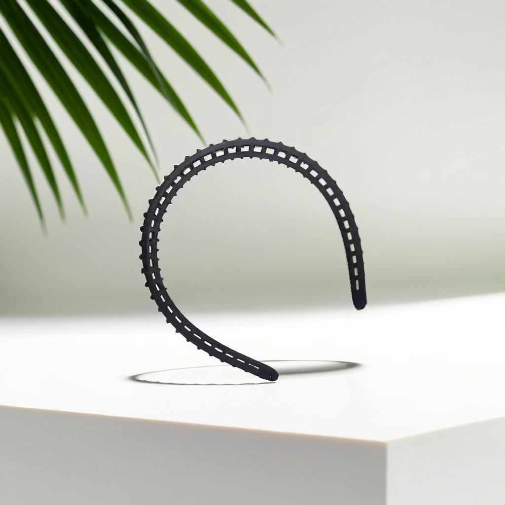 Sleek Matt Black Headband Sleek Matt Black Headband