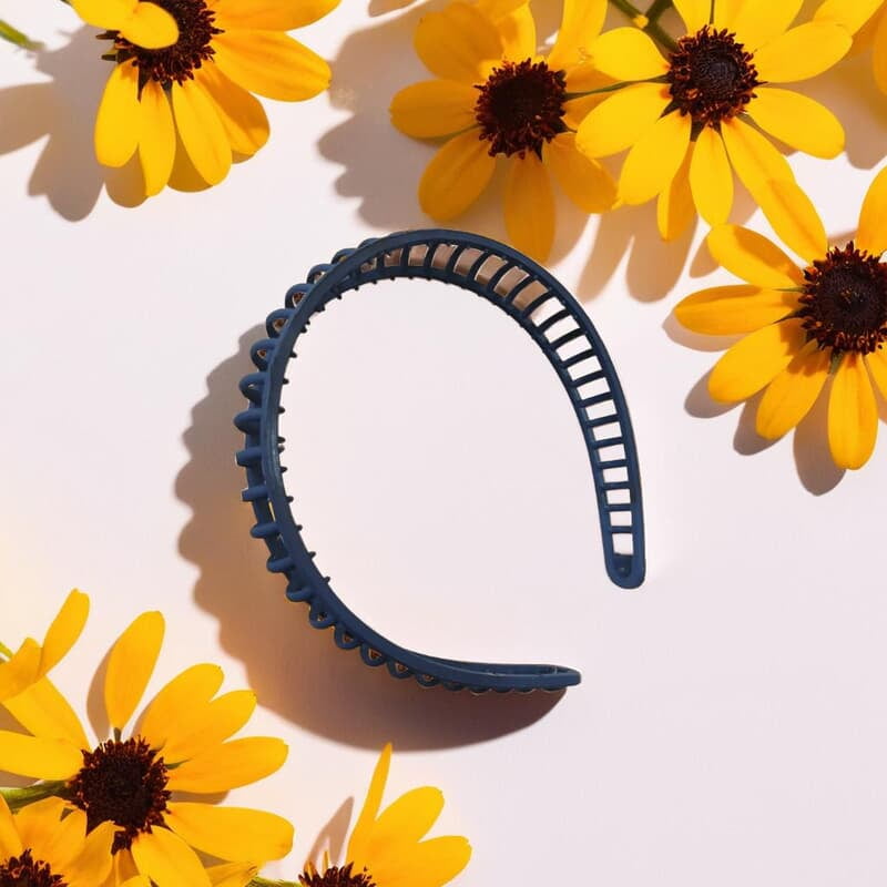 Sleek Matt Black Headband Sleek Matt Black Headband